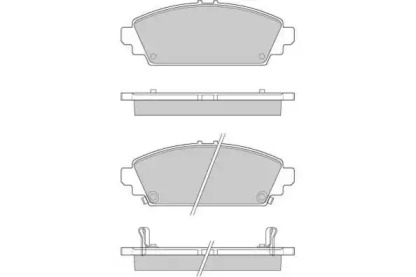 Комплект тормозных колодок E.T.F. 12-0904