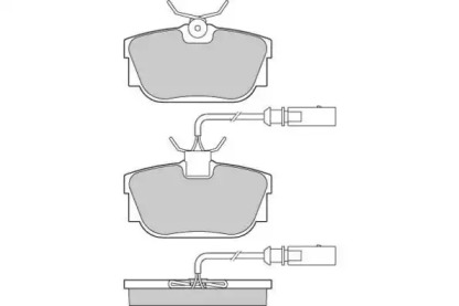 Комплект тормозных колодок E.T.F. 12-0946