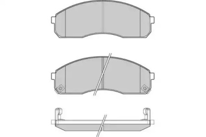 Комплект тормозных колодок E.T.F. 12-0991