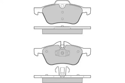 Комплект тормозных колодок E.T.F. 12-0995