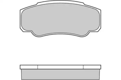 Комплект тормозных колодок E.T.F. 12-0996