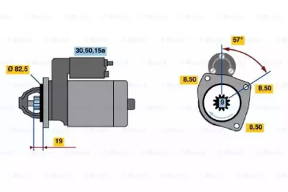 Стартер BOSCH 0 001 212 400