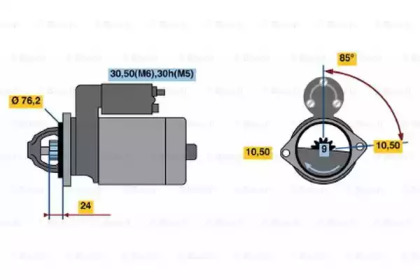 Стартер BOSCH 0 001 218 136