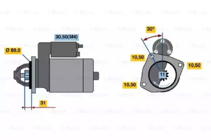 Стартер BOSCH 0 001 368 319