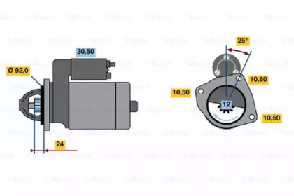 Стартер BOSCH 0 001 362 307