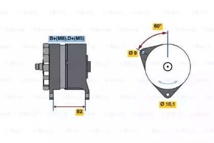 Генератор BOSCH 0 120 468 019