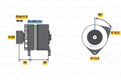 Генератор BOSCH 0 120 469 028