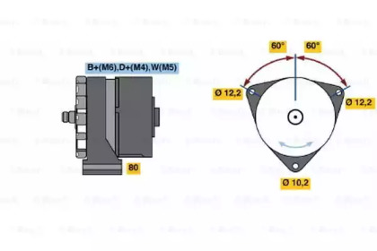 Генератор BOSCH 0 986 031 290