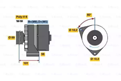 Генератор BOSCH 0 120 469 894