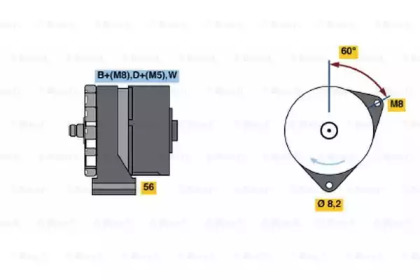 Генератор BOSCH 0 120 469 933