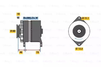 Генератор BOSCH 0 120 488 195