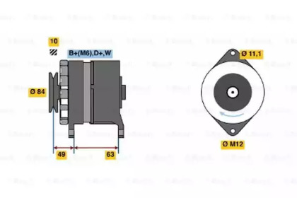 Генератор BOSCH 0 120 488 284