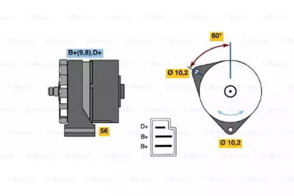 Генератор BOSCH 0 120 489 025