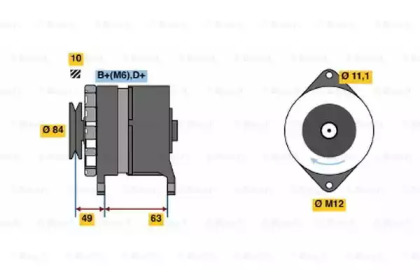 Генератор BOSCH 0 120 489 337