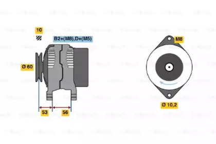 Генератор BOSCH 0 986 041 270