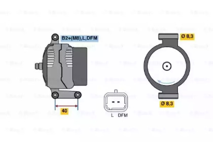 Генератор BOSCH 0 124 415 014