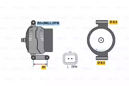 Генератор BOSCH 0 986 042 770