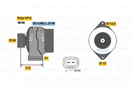 Генератор BOSCH 0 124 425 059