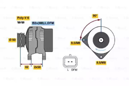 Генератор BOSCH 0 986 047 370