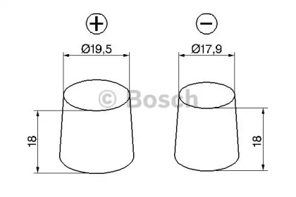 Аккумулятор BOSCH 0 180 095 752