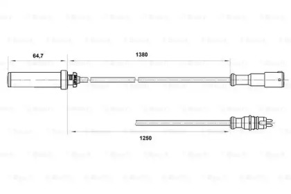 Датчик BOSCH 0 265 004 015