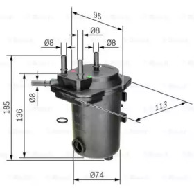 Фильтр BOSCH 0 450 907 009