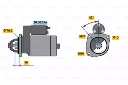 Стартер BOSCH 0 986 015 150