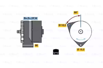 Генератор BOSCH 0 986 030 320