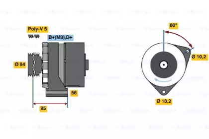 Генератор BOSCH 0 986 033 900