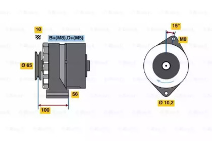 Генератор BOSCH 0 986 034 250