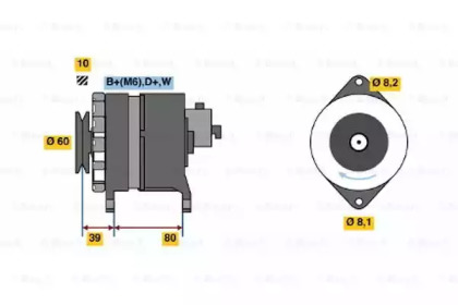 Генератор BOSCH 0 986 034 450