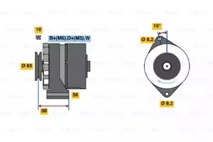 Генератор BOSCH 0 986 036 250