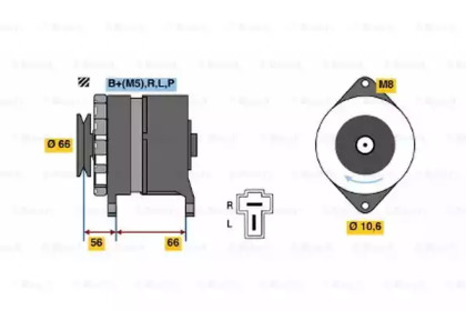 Генератор BOSCH 0 986 036 341