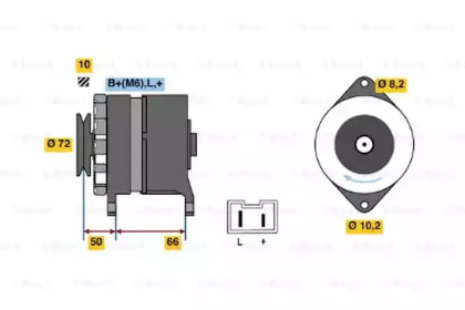 Генератор BOSCH 0 986 040 031