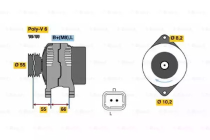 Генератор BOSCH 0 986 042 191