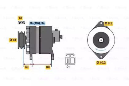 Генератор BOSCH 9 120 334 626