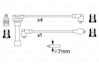 Комплект электропроводки BOSCH 0 986 356 766