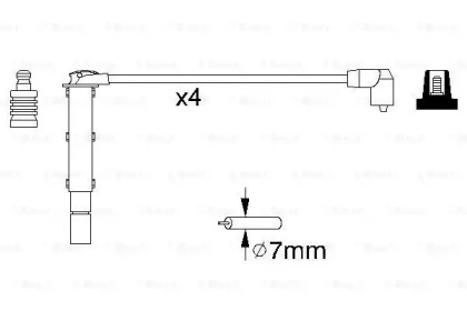 Комплект электропроводки BOSCH 0 986 356 787