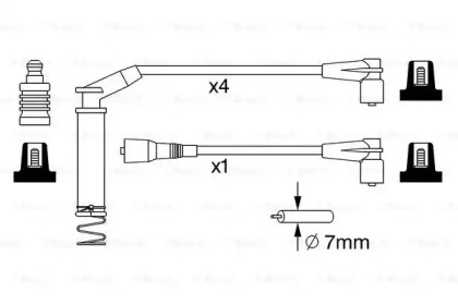 Комплект электропроводки BOSCH 0 986 357 281