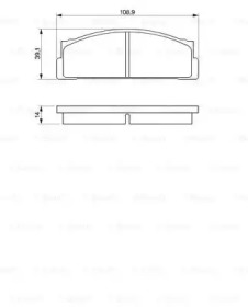 Комплект тормозных колодок BOSCH 0 986 424 420