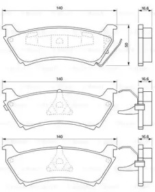 Комплект тормозных колодок BOSCH 0 986 424 648