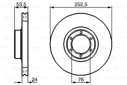 Тормозной диск BOSCH 0 986 478 113