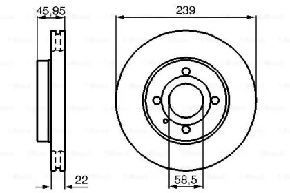 Тормозной диск BOSCH 0 986 478 228