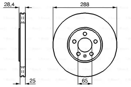 Тормозной диск BOSCH 0 986 478 619