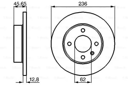 Тормозной диск BOSCH 0 986 478 776