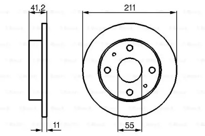 Тормозной диск BOSCH 0 986 479 119