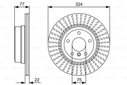 Тормозной диск BOSCH 0 986 479 569