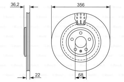 Тормозной диск BOSCH 0 986 479 749