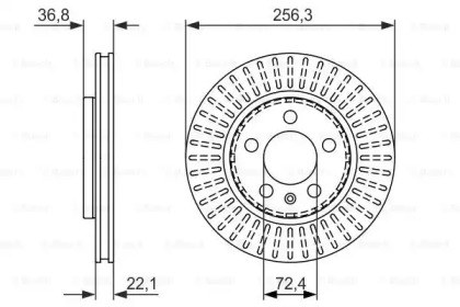 Тормозной диск BOSCH 0 986 479 871