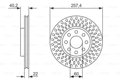 Тормозной диск BOSCH 0 986 479 963